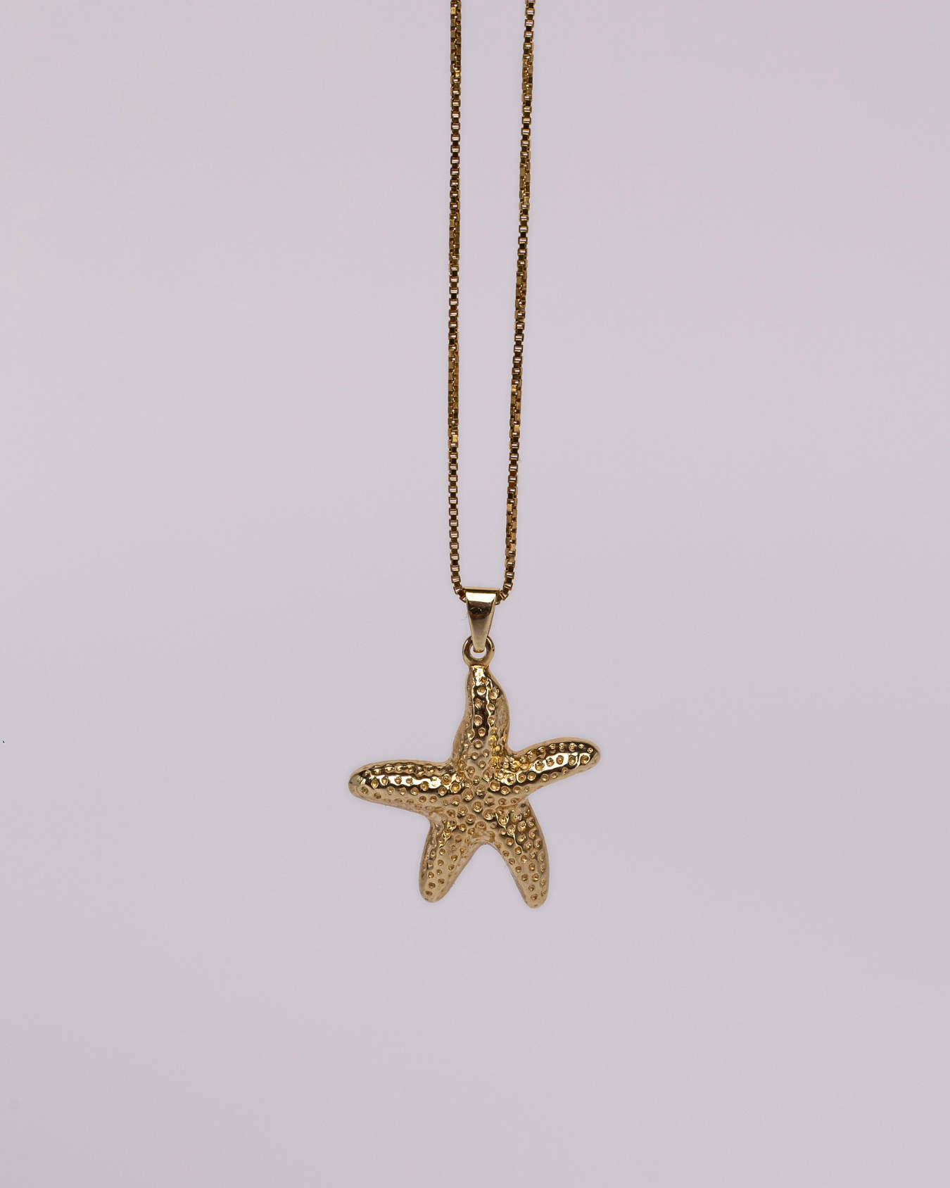 Naszyjnik Starfish pozłacany
