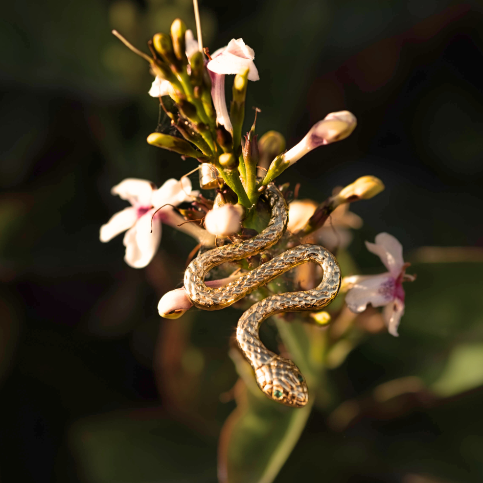 Kolczyki Aware pozłacane