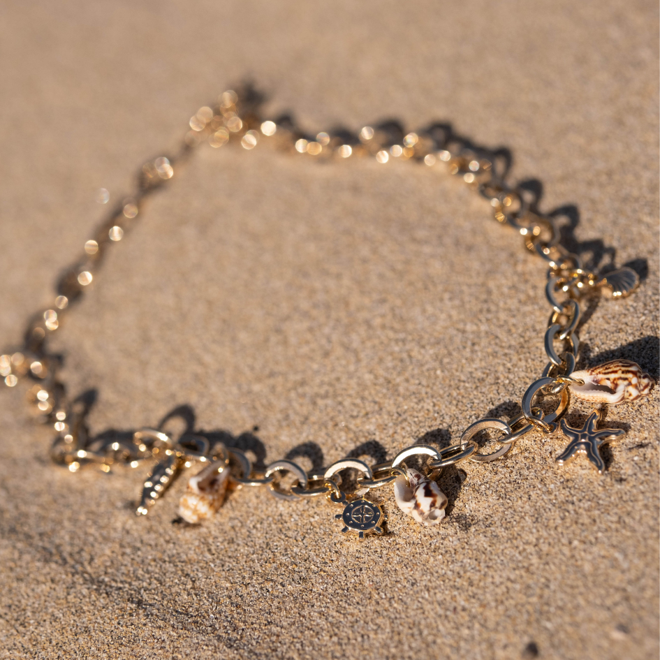 Naszyjnik Muse pozłacany