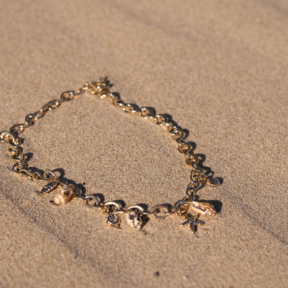 Naszyjnik Muse pozłacany