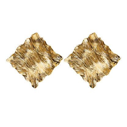 Kolczyki Tide pozłacane