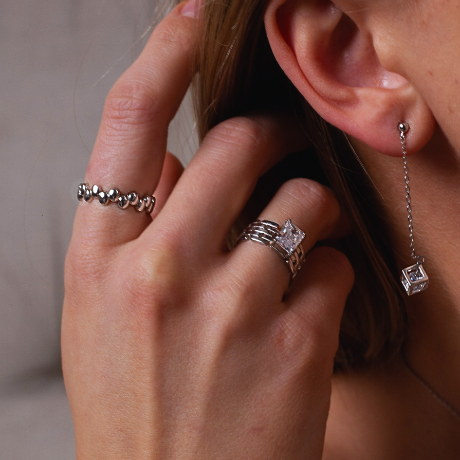 Pierścionek Free Flow