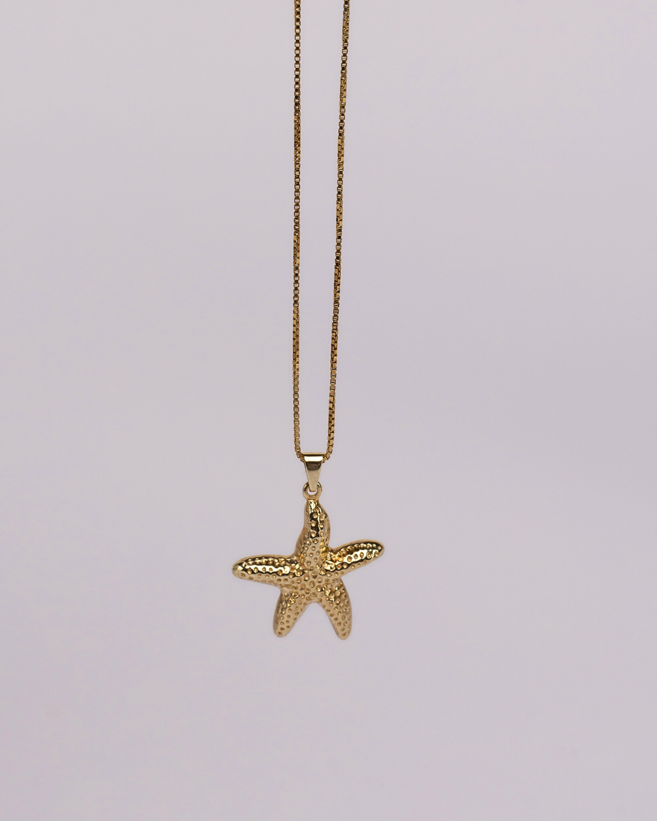 Naszyjnik Starfish pozłacany