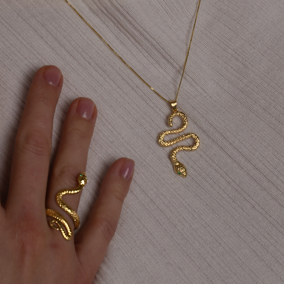 Pierścionek Aware pozłacany