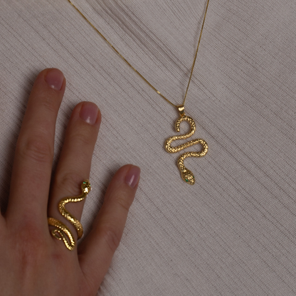 Pierścionek Aware pozłacany