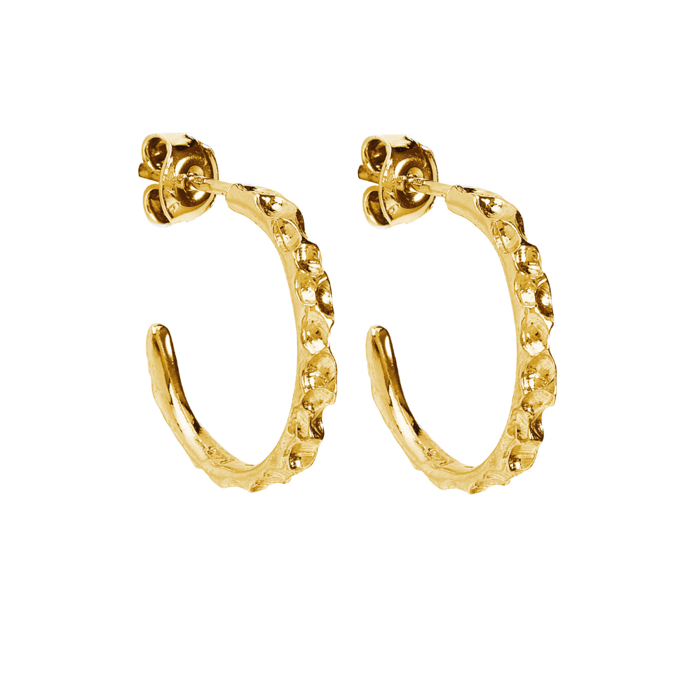 Kolczyki Spark pozłacane