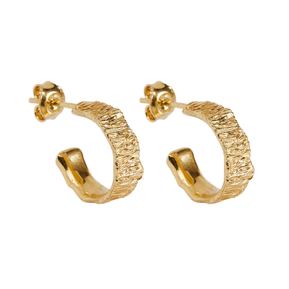 Kolczyki Rays pozłacane