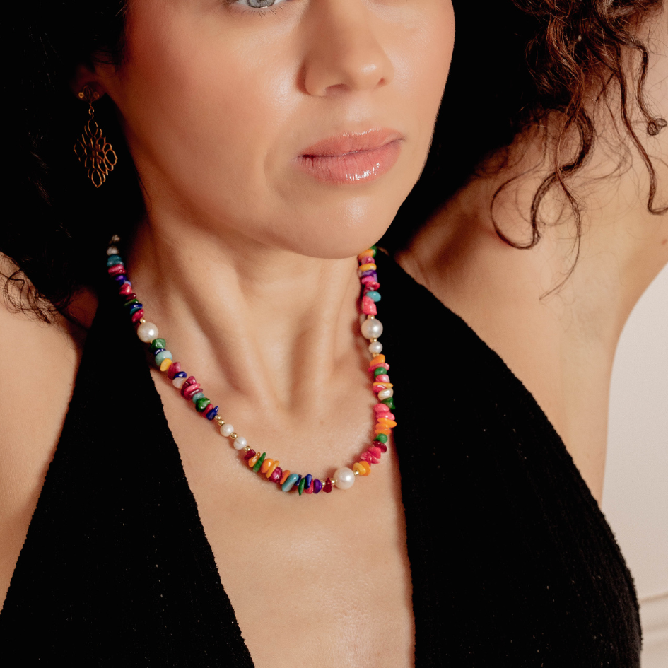 Naszyjnik Sheer pozłacany