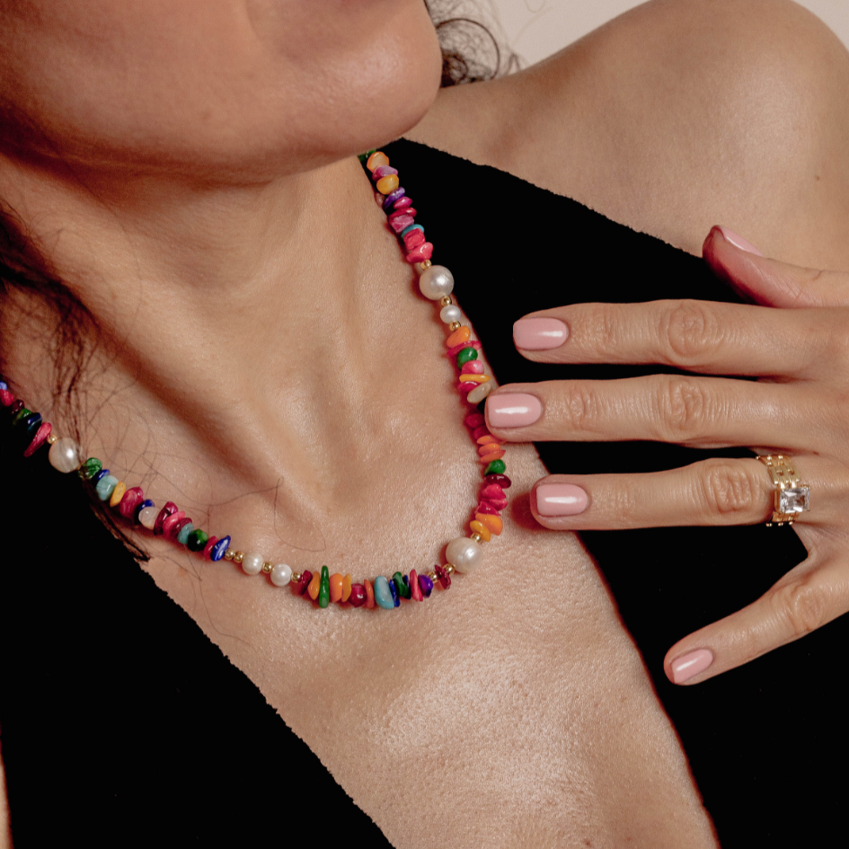 Naszyjnik Sheer pozłacany