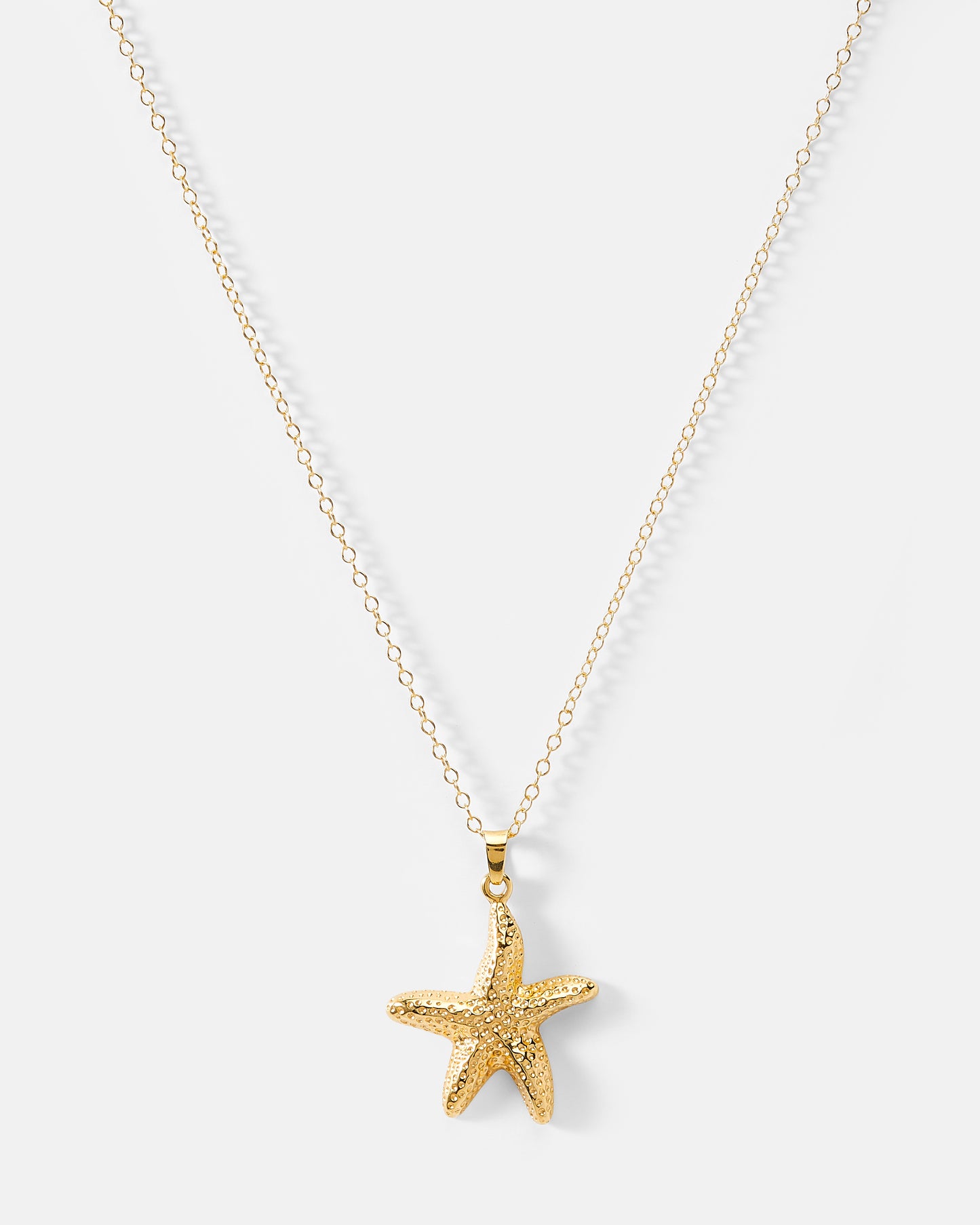 Naszyjnik Starfish pozłacany