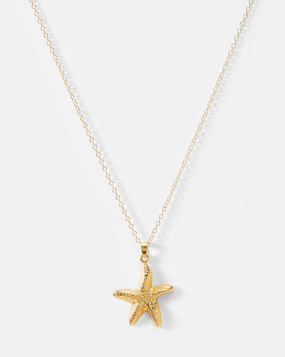 Naszyjnik Starfish pozłacany
