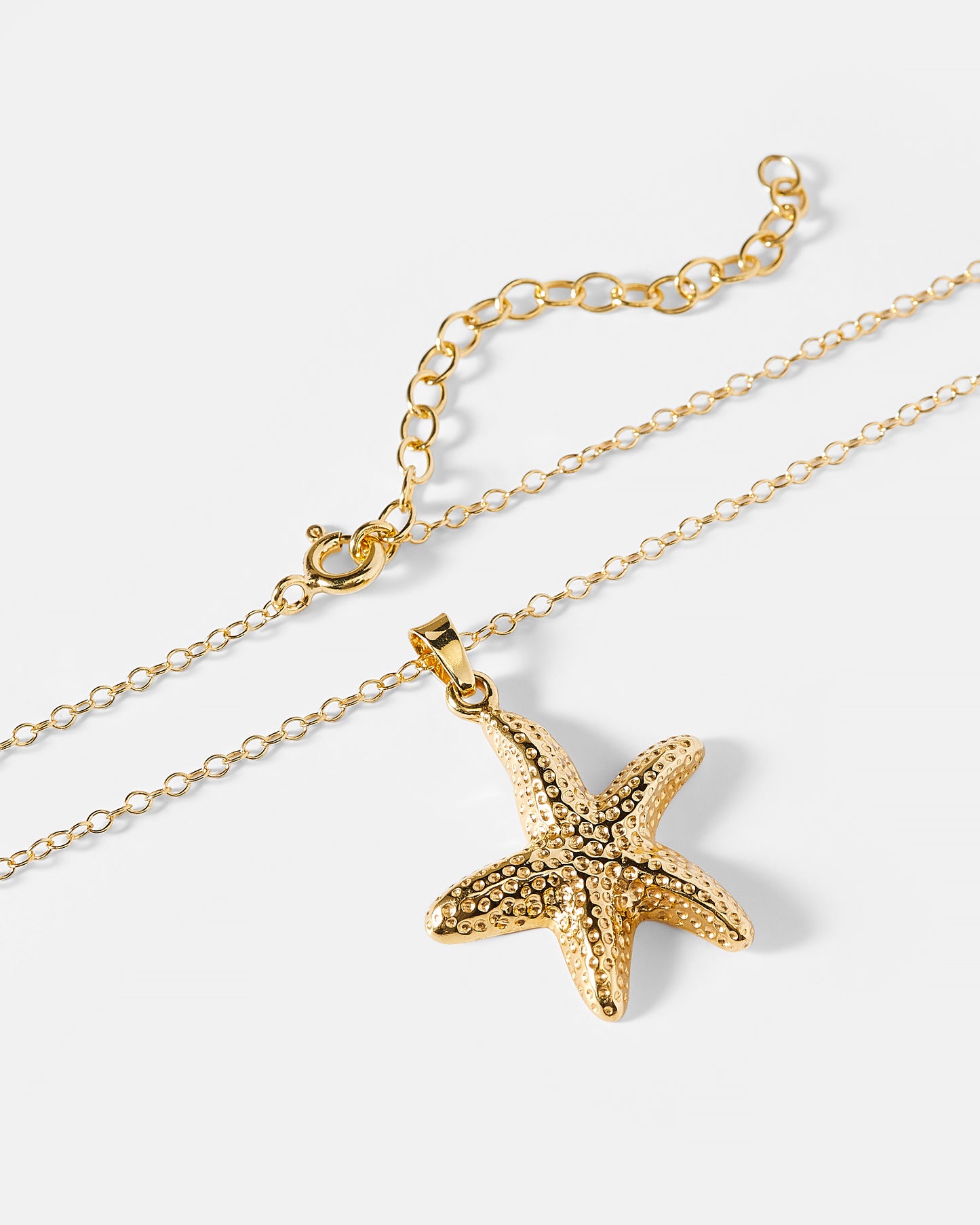 Naszyjnik Starfish pozłacany